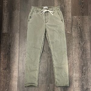 PAIGE Olive Green Ankle Pants - Christy jogger